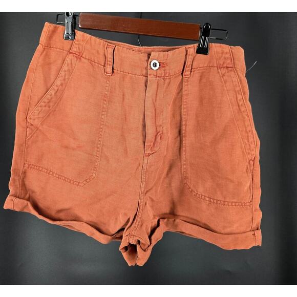 Bella Dahl Linen blend Sedona Shorts Size 31 Gorpcore resort wear vacation - Picture 11 of 11